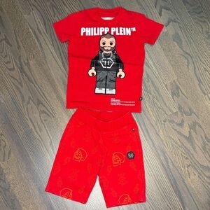 Philipp Plein Kids Red Set